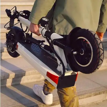 Perfect Electric scooter for JOYOR Y5S/Y6S/Y7S/Y8 with seat 10inch motor Scooter Electric skateboard electric kick scooter Unisex 2
