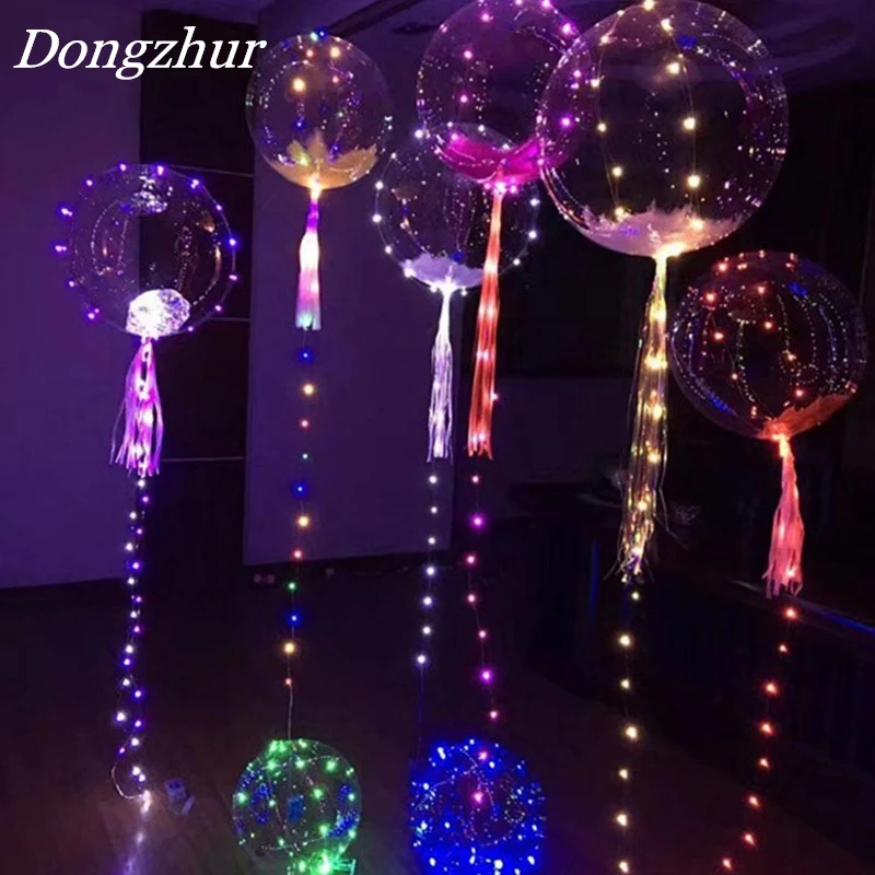 Прозрачный шар от морщин Dongzhur BOBO ball светодиодный светильник блестящий вечерние