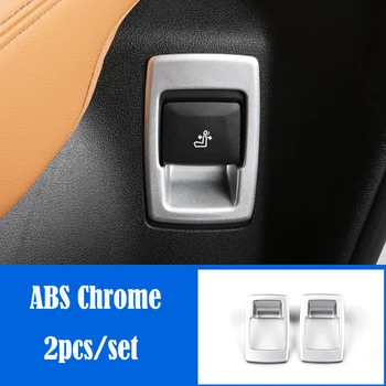 

For BMW X3 G01 X4 G02 2018 2019 ABS Matte and Carbon fibre Car Rear Seat adjustment Switch Cover Trim car styling Accessories