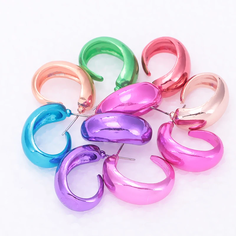 Earrings for woman oorbellen Beautiful color 2018 New Colorful (7)