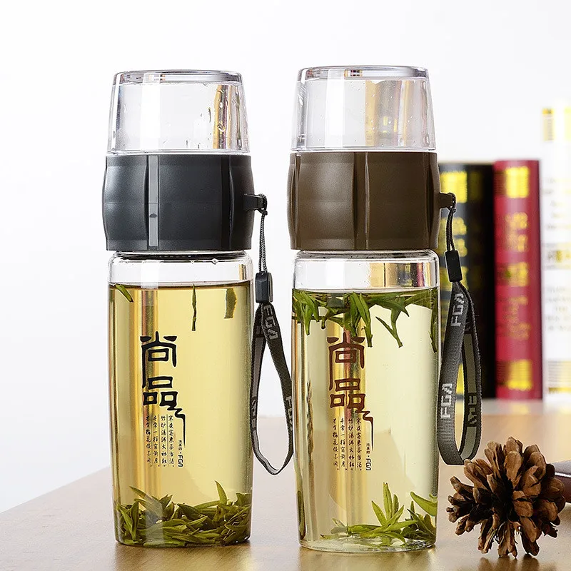 CJ014 Portable Tea bottle Filter bottle Independent tea interval Drinking water bottle Fruit