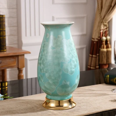 Современная роскошная Ретро ваза, керамические украшения для гостиной, Цветочная композиция, сушеный искусственный цветочный горшок, украшение для домашнего интерьера - Цвет: style4