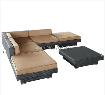 

Poolside Outdoor Garden Brown Rattan synthetic rattan outdoor furniture
