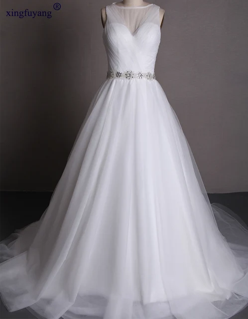 Hot Y Open Photos Crystal Sashes Scalloped Maternity Hot Y Open Photos Crystal Sashes Scalloped Maternity Wedding Dress Pleat Long Train Rhinestone