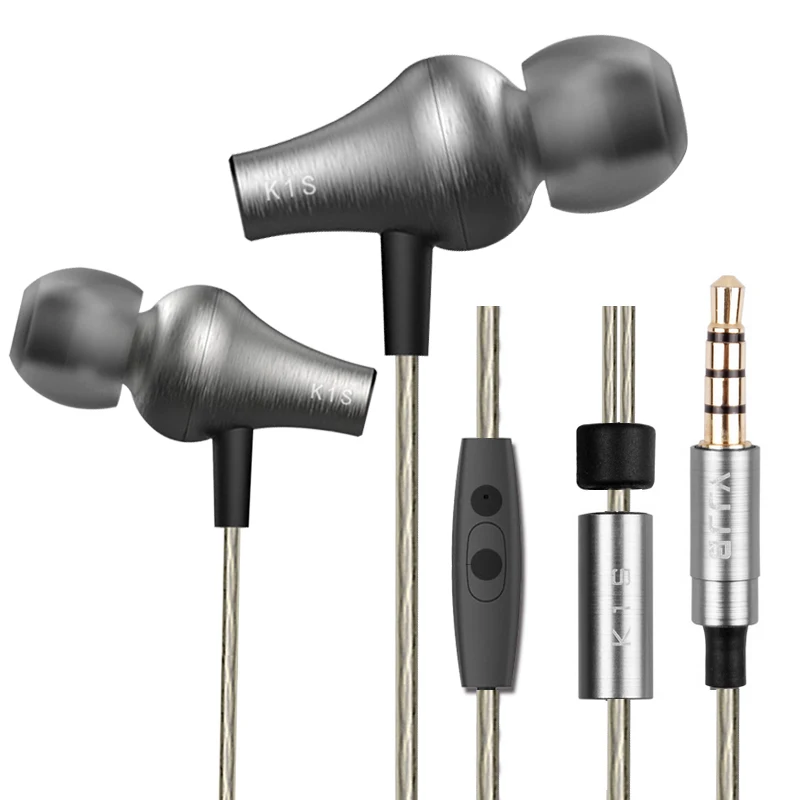 Внутриканальные наушники VJJB K1 & K1S металлическая Hi Fi гарнитура в стиле ретро