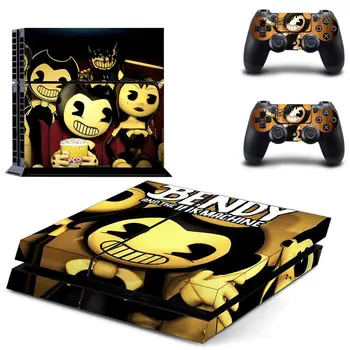 

Bendy and the Ink Machine PS4 Skin Sticker Decal for Sony PlayStation 4 Console and 2 controller skins PS4 Stickers Vinyl