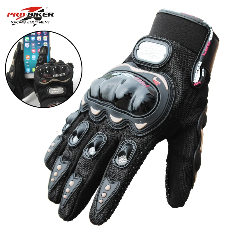 Pro biker перчатки с сенсорным экраном,, мотоциклетные перчатки для езды на мотоцикле, защитные перчатки для всех пальцев, перчатки для бездорожья - Цвет: 2