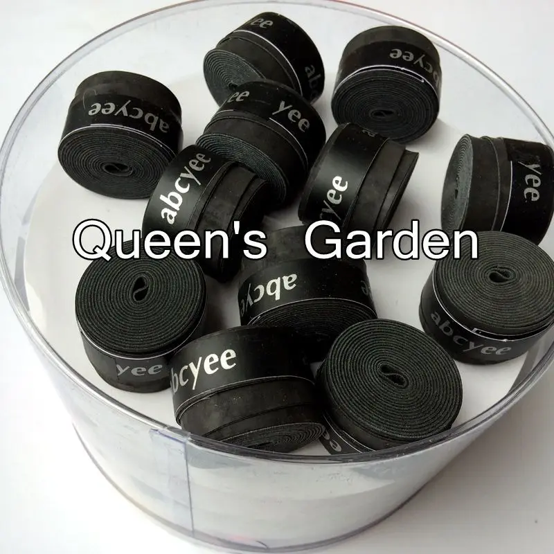 الشحن مجانا 60 قطع abcyee الأسود القبضات تنس overgrip دلو مضارب تنس الريشة مضارب overgrip