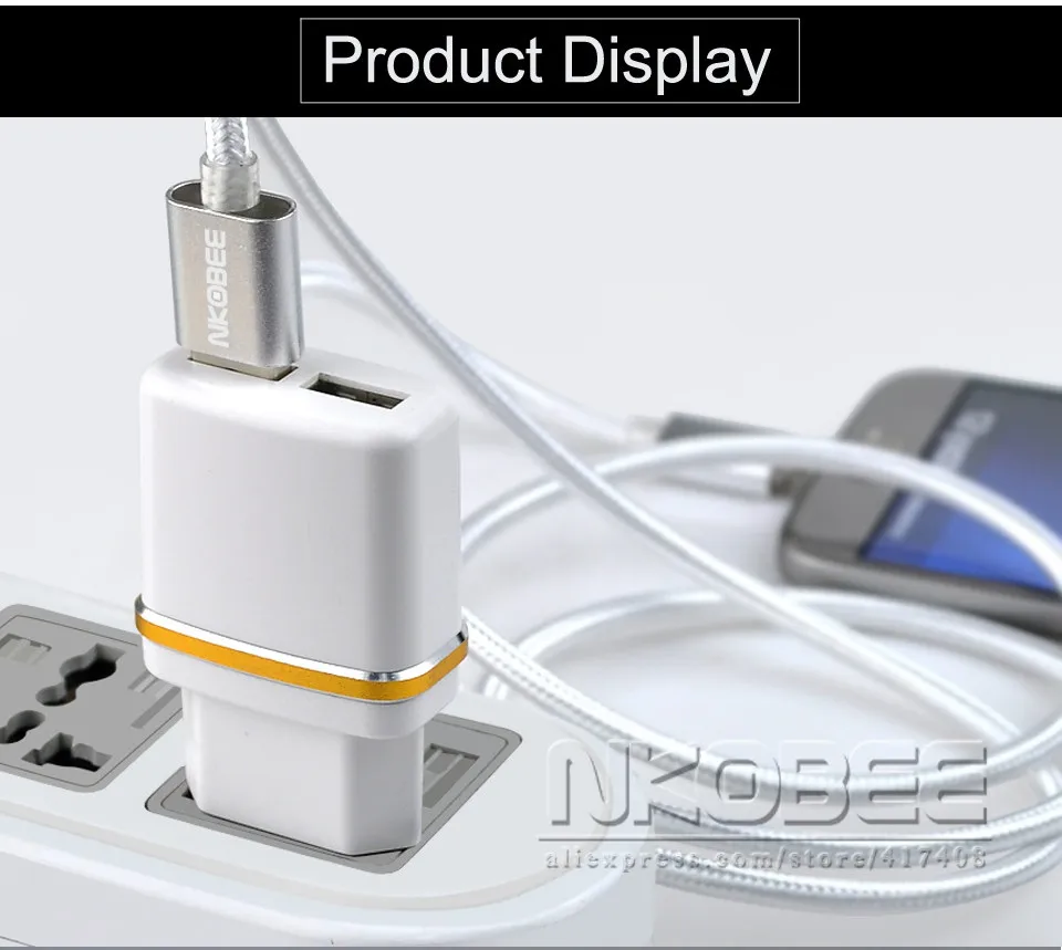 Universal Travel USB Charger Adapter Wall Portable EU UK Plug Mobile Phone Smart Charger for iPhone Tablet (11)