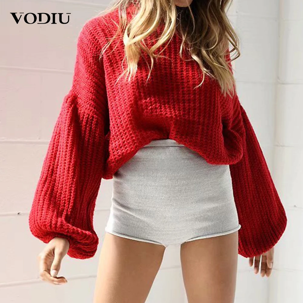 

2019 Korean Winter Sweater Women Wool Blends Pullover Turtleneck Lantern Sleeve Solid Autumn Lady Knitted Jumper Female Clothing