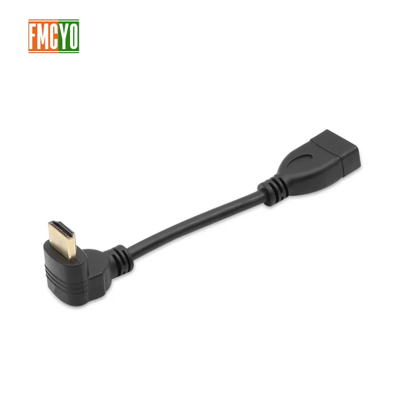

Mini HDMI Type C Male to HDMI Type A Female Cable Adapter Angle 90 Degree HDMI Extension Converter for Tablet PC Camera