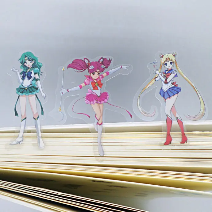 Бесплатная доставка 36 шт./лот Канцтовары sailor moon наклейки для скрапбукинга 3d
