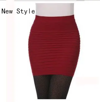 Новая мода 16 цветов летние женские юбки с высокой талией ярких цветов размера плюс эластичная плиссированная короткая юбка QB001-N