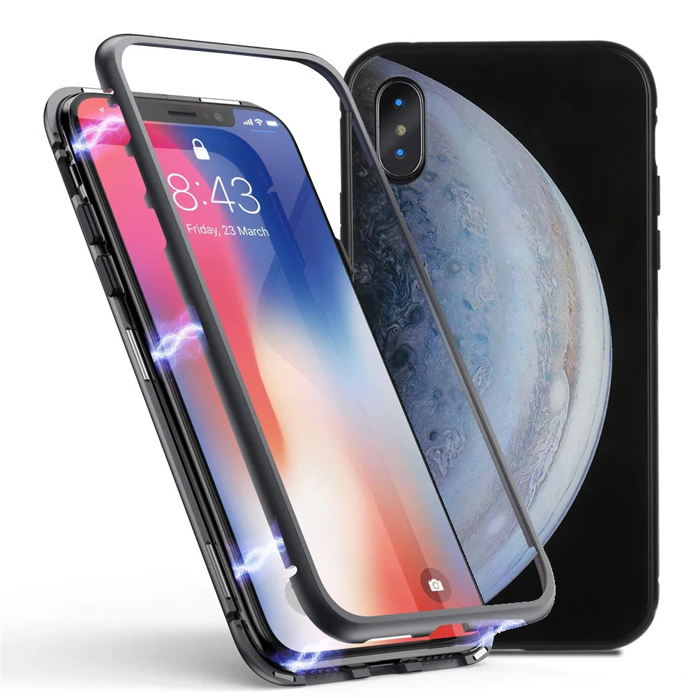 Магнитный чехол для iphone XS, чехол для iphone XS X S iphone x i phone phonex xphonex aphone ix, откидная крышка, бампер, чехлы