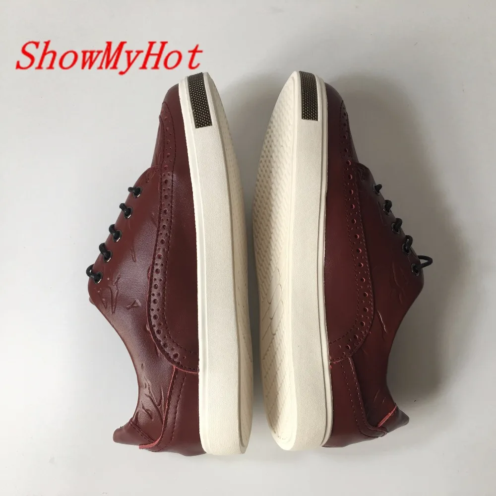 ShowMyHot/весенне-осенняя камуфляжная обувь с кожаной подошвой; обувь в Малайзию; британская обувь; Корейская мужская повседневная обувь