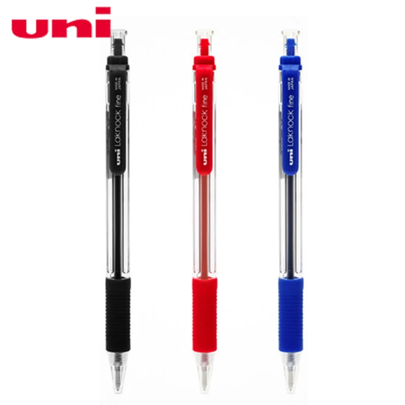 

24 Pieces/Lot Mitsubishi Uni-ball Laknock SN-101 Retractable Ballpoint pen 0.7mm Black/Blue/Red Color
