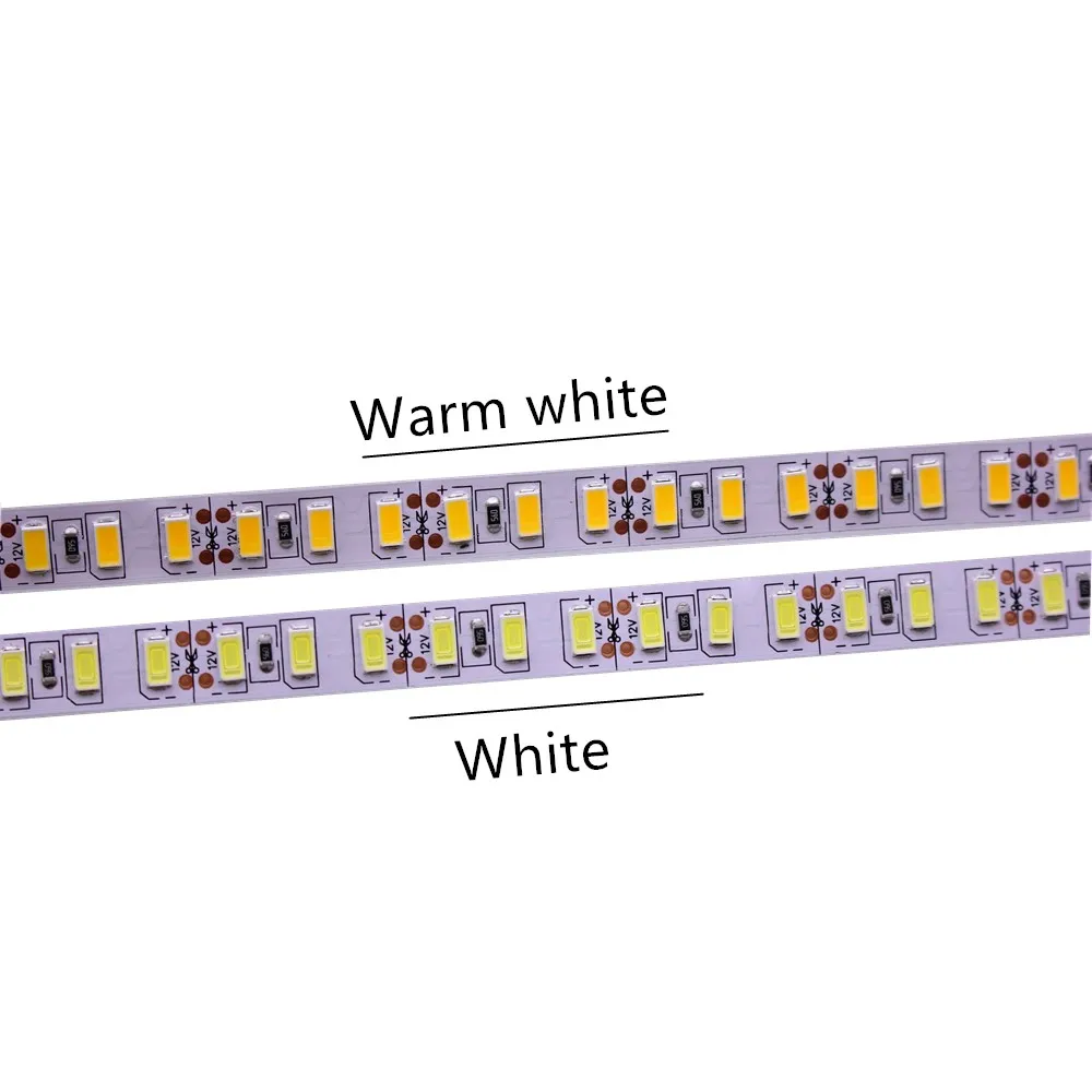 Супер яркий SMD 5730 светодиодный светильник DC 12 В 120 светодиодный s/m 60 светодиодный s/m яркий, чем 5630/5050/3528 Fita Диодная лента белого цвета