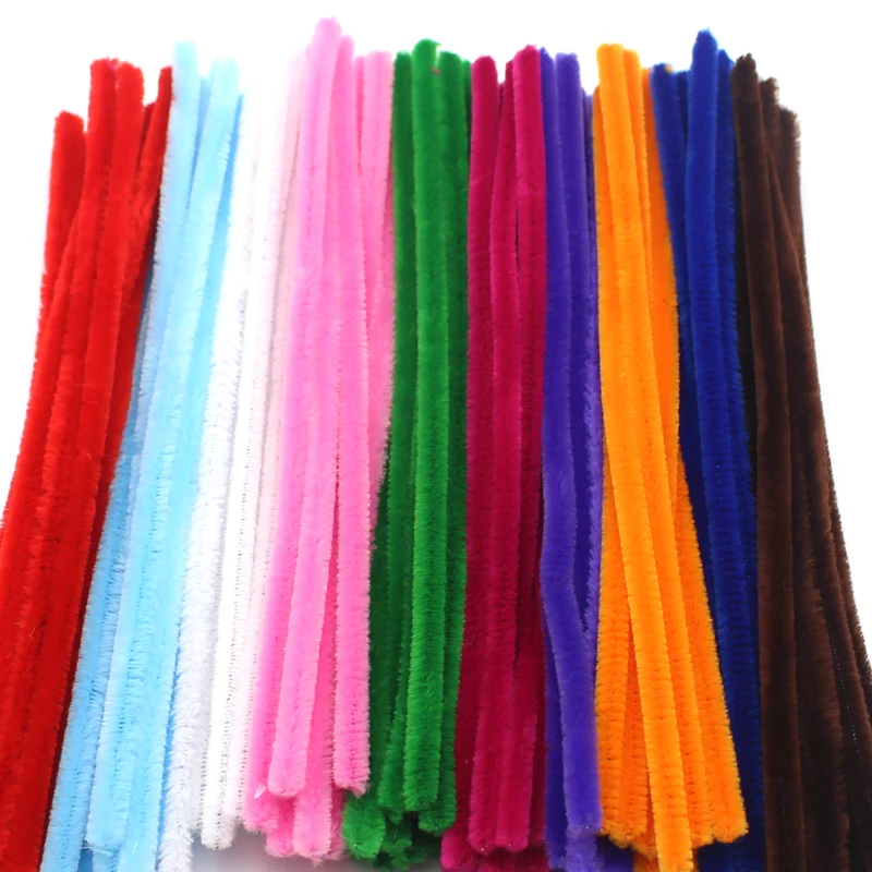 Lucia crafts  6mm Multi color  Chenille Stems Pipe Cleaners Party Supplies Handmade Diy Art Craft L0102