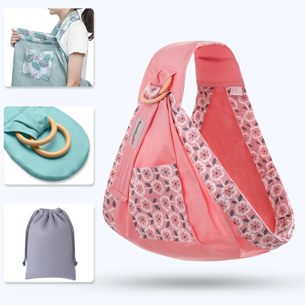 Baby Scarf Nursing Print CoverMulti-functional Summer Breathable Baby Carrier for Newborn Bearing 60 kg Baby Wrap