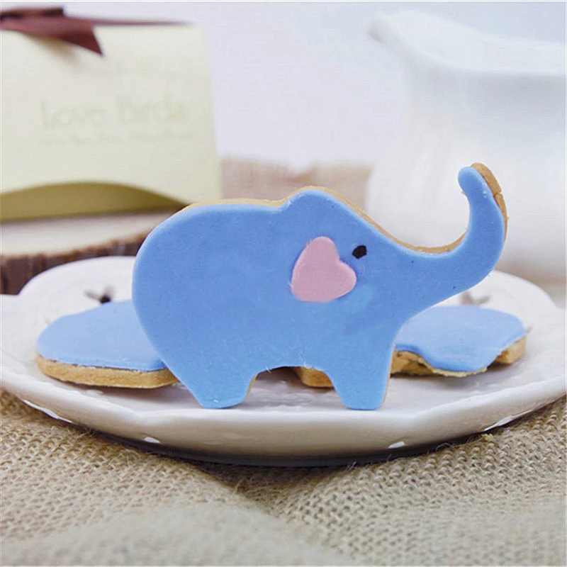 Dumbo éléphant Cookie Pâtisserie Biscuit Cutter Icing Fondant Pâtisserie Cuisine Mignon 