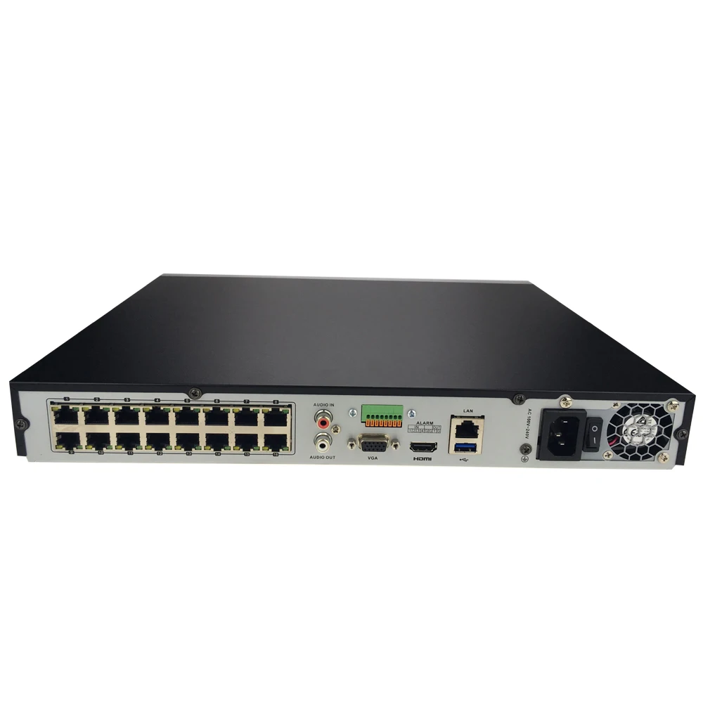 Kits de Vigilância por Vídeo 16poe + Ds-2cd2343g0-i Hikvision p & Ds-2cd2043g0-i 4mp ip Alta Resoultion Wdr Poe ir Nvr Ds-7616ni-k2 - 16 24 Segurança e Proteção