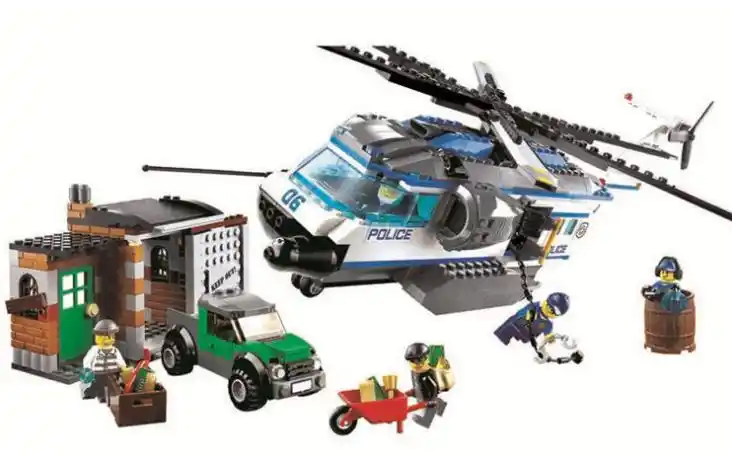 City Series Police Helicopter Surveillance Compatible With Lepining Building Blocks Bricks Educational Toy Kids Gifts Compatible With Lego Construction Toystoys Building Blocks Aliexpress