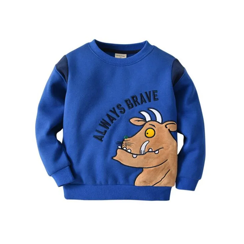 

children's clothes and thickened cartoon white fox pullovers baby sweatshirt toddler girl sweatshirt baby girl sweatshirt