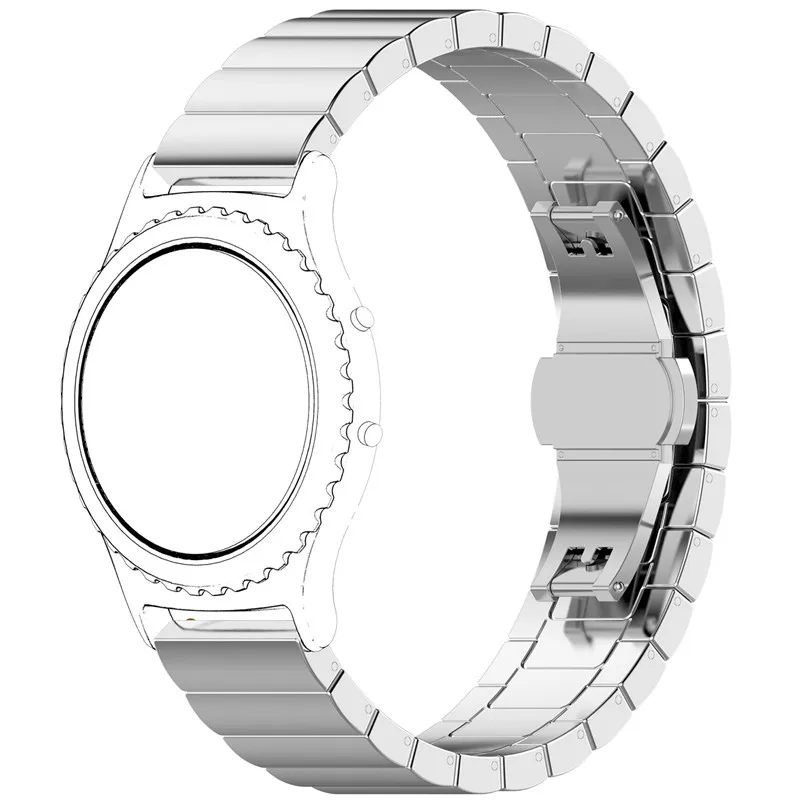 Роскошные для Xiaomi Mijia кварцевые часы ремешок из нержавеющей стали Смарт Mi Fit