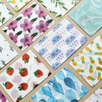 

3 Pcs/lot Cute Kawaii Flower Paper Envelope for Postcard Kids Gift School Fruit Envelope