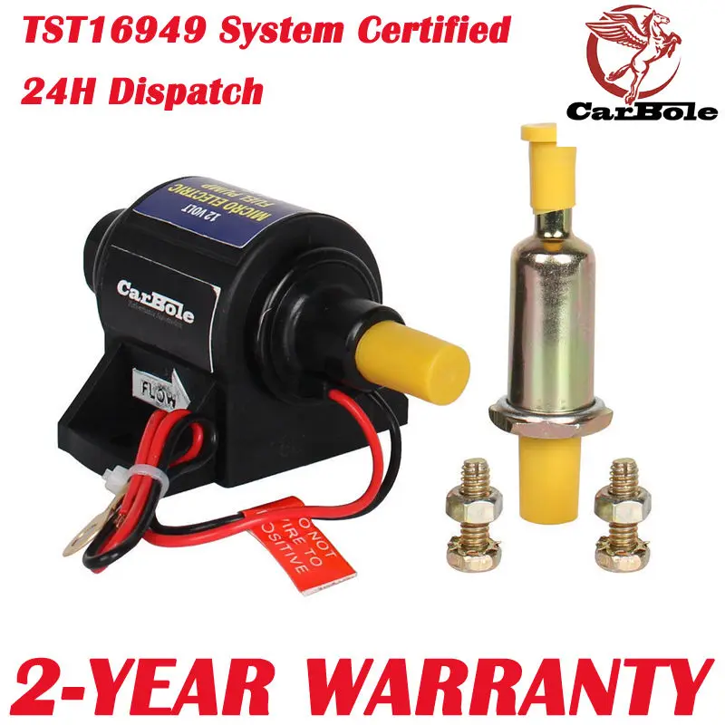4-7 PSI High Performance Electric Fuel Pump For Use w//Carburetor 35 GPH 12V US