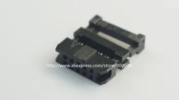 

10 Pcs 0.079" 2.00mm 10 Pin dual Row IDC Connector 2x5 Pin 10 position Rectangular Female Socket Receptacle Ribbon Cable