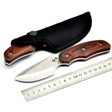 Высокое качество 57-58RHC 7CR17MOV маленький прямой Походный нож для выживания, уличный стальной нож для фруктов, охотничьи ножи, инструменты