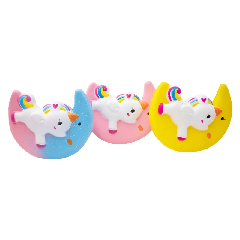 Cute Unicorn Squishy Horse Squeeze Toys Cartoon Doll Squishy Soft Slow Rising Stress Relief Fun Gift Toys for Kids