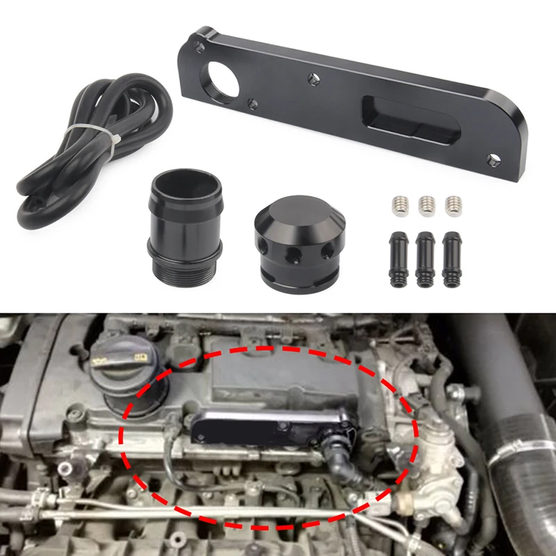 VAG 2.0TFSI PCV Delete Plate Billet PCV Delete Plate Kit Revamp Adapter