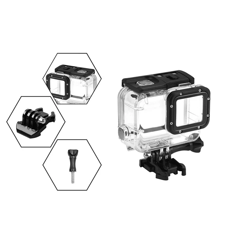 Водонепроницаемый чехол для камеры GoPro Hero 5 6 7 Black|Чехлы экшн-камер| |