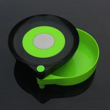 Пластиковый двойной наружный Магнитный рыболовный инструмент Тяговая тарелка-приманка, блюдо, приманка для рыбалки, ящик, рыболовные аксессуары с поддержкой