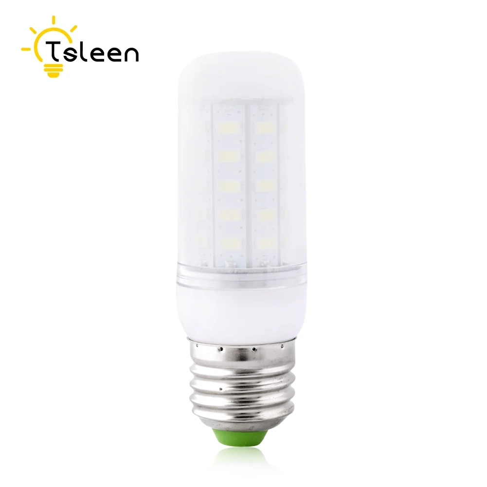 TSLEEN дешево! E27 220V Светодиодный светильник 5730 SMD светодиодный лампы G9 E14 GU10 B22 кукурузы 48 Светодиодный s лампа лампада ампулы светильник ing Bombillas светильник - Испускаемый цвет: E27