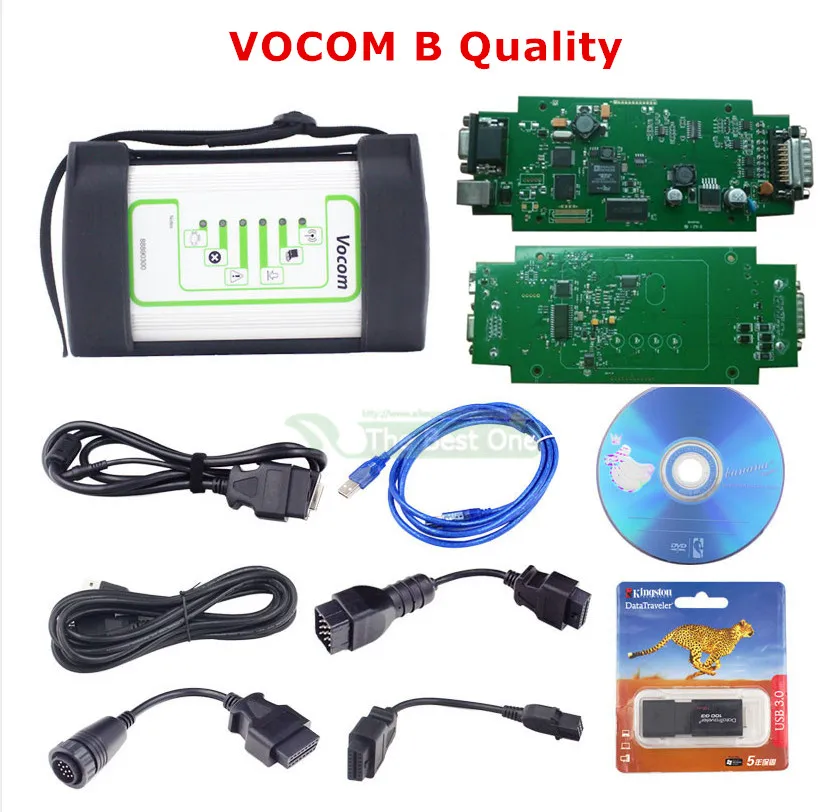 Обновление онлайн для Volvo 88890300 Vocom USB и wifi интерфейс для Renu/UD/Mack/Volvo Vocom 88890300 грузовик диагностический инструмент DHL бесплатно - Цвет: USB B Quality