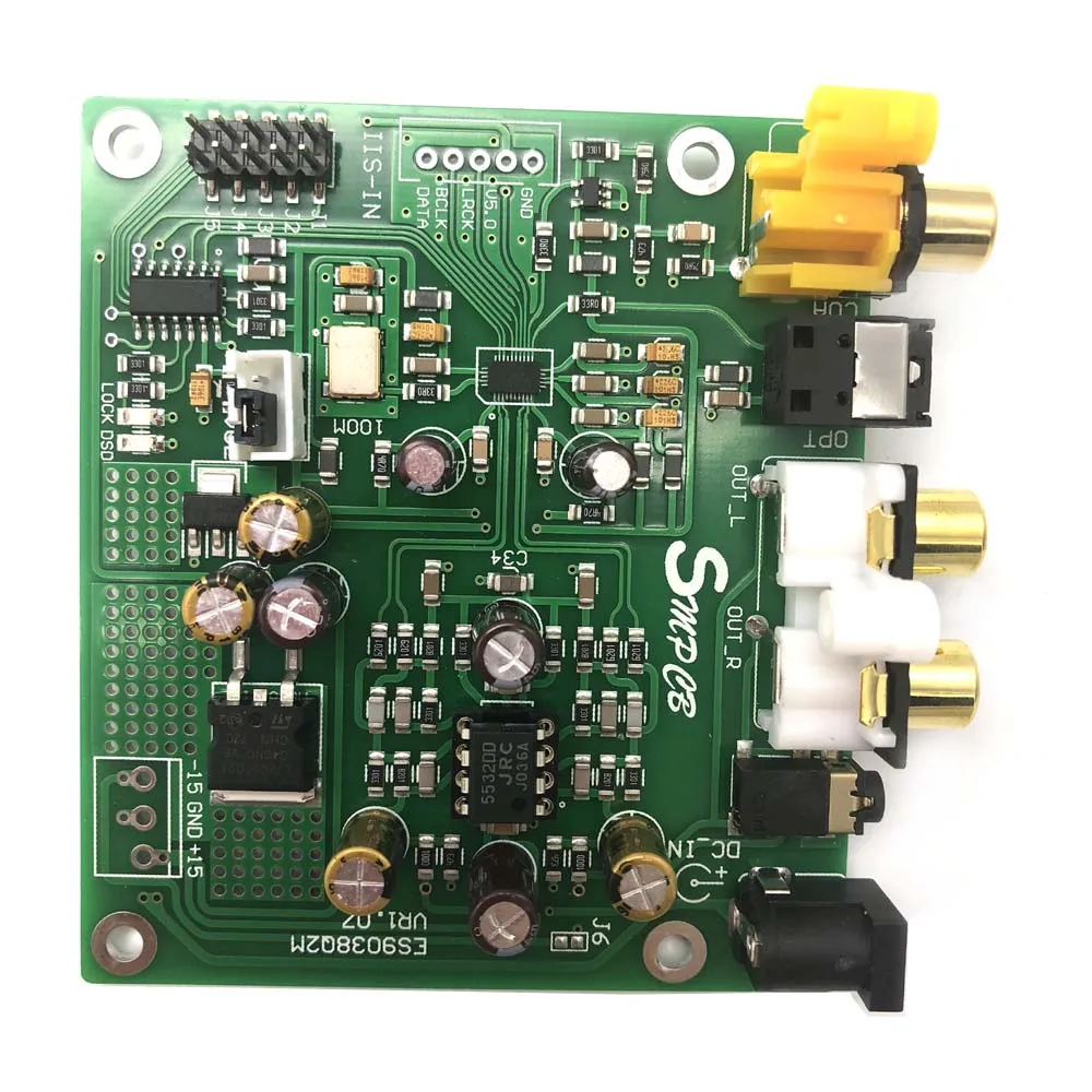 Lusya ES9038 Q2M DAC DSD декодер поддержка IIS 384 кГц коаксиальный волоконный DOP для hifi