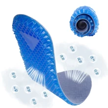 Инструменты для ухода за ногами 1 пара мужские/женские Мягкие силиконовые гелевые сотовые массажные стельки Спортивные Беговые спортивные стельки для обуви