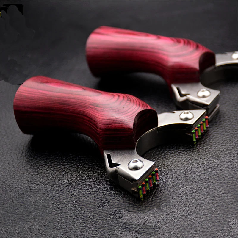 

TC21 Titanium Alloy Slingshot Hunting Slingshot Catapult Flat Rubber Bands Slingshot Adjustable Bow Head Shooting Sling shot