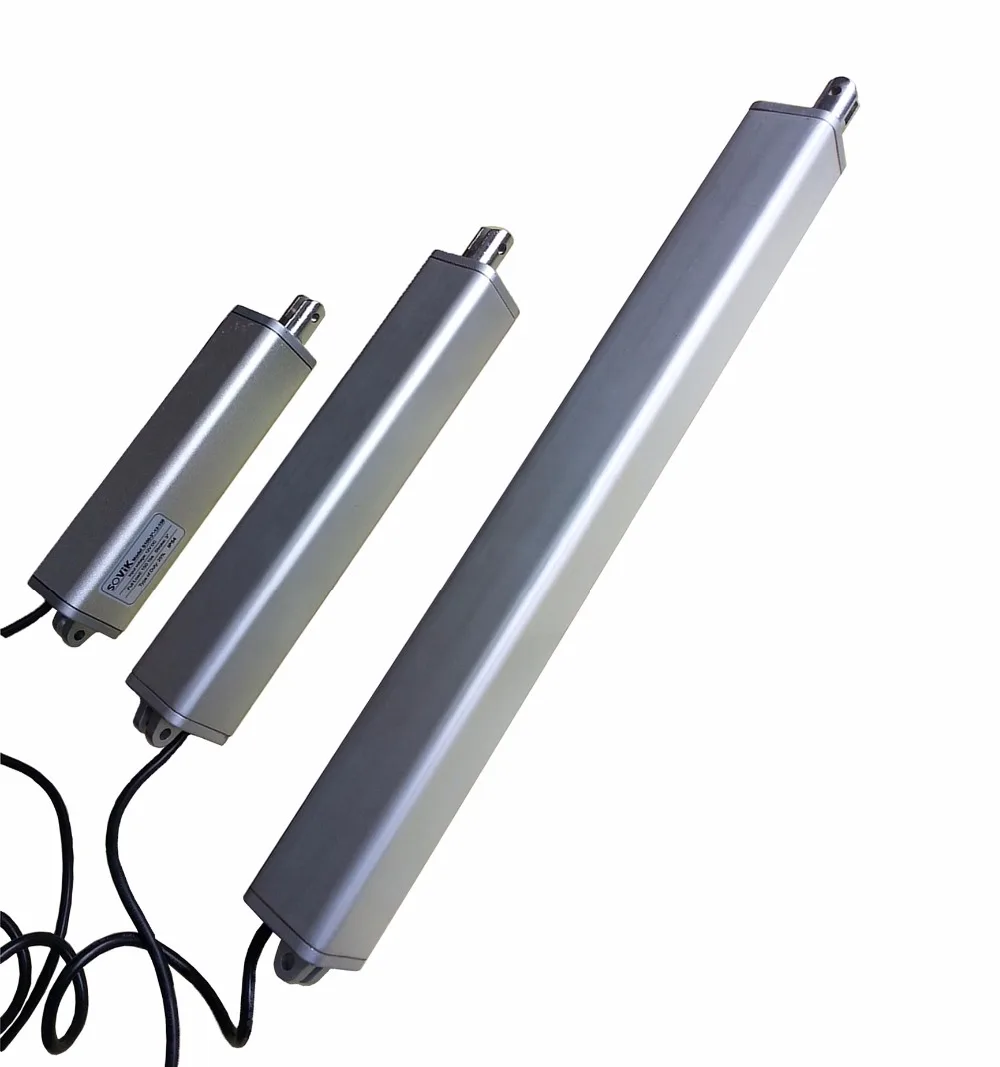 Design de Alta Suportes de Montagem Sovik Milímetros Atuador Linear v 24 dc 350n 80lbs Carga In-line Velocidade 25mm – Sec Inclui 12 100 Avc