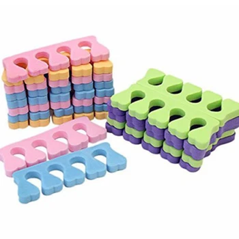 

20pcs=10pairs Nail Art Toes Popular Separators Fingers Foots Soft Sponge Beauty Tools Dividers Manicure Pedicure Professional