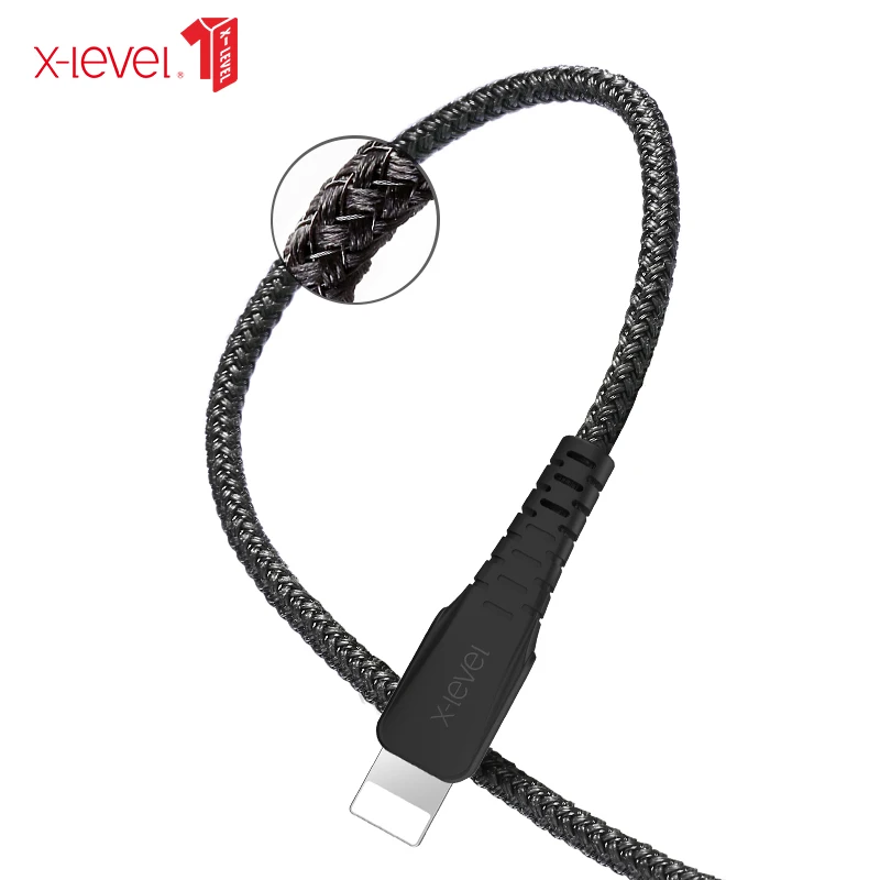 XLevel USB кабель для iPhone X Xs Max XR 2.4A Быстрая зарядка USB зарядное устройство кабель для передачи данных для iPhone 8 7 6 6splus USB зарядное устройство Шнур