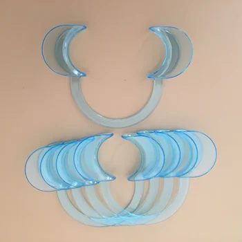 

20PCS Dental Mouth Opener Teeth Cheek Retractor Intraoral Lip medium Blue C Type
