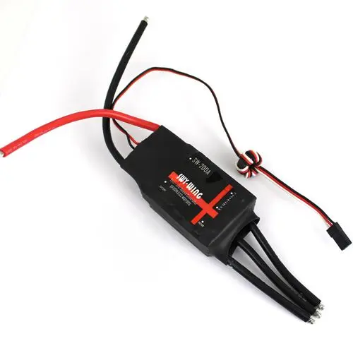 Skywing бесщеточный 200A ESC Регулятор скорости с 5 V/3A BEC для DIY фиксированного крыла RC