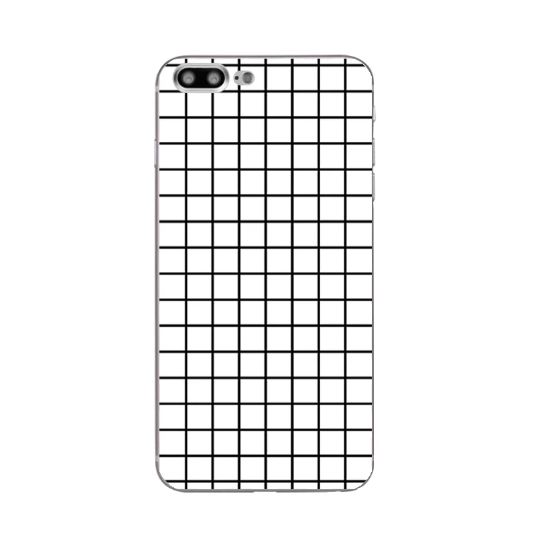 Мягкий ТПУ силиконовый чехол для iPhone 7 Plus 8 X 10 Геометрическая пара fundas Capa ipone 6 s Capinha