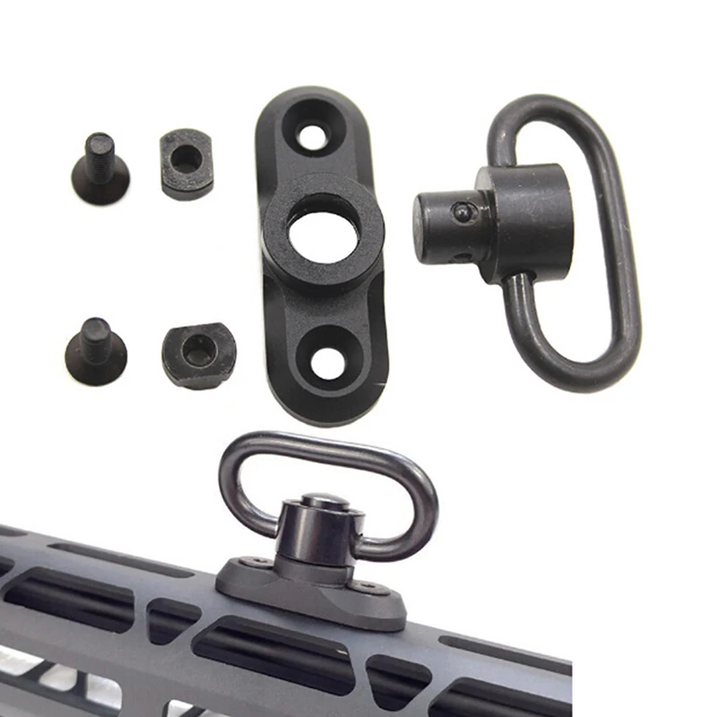 

1 set Rail Mount for M-lok Rail(QD Swivel is Included) Hunting and Shooting Tactical M-LOK Standard QD Sling Swivel Adapter