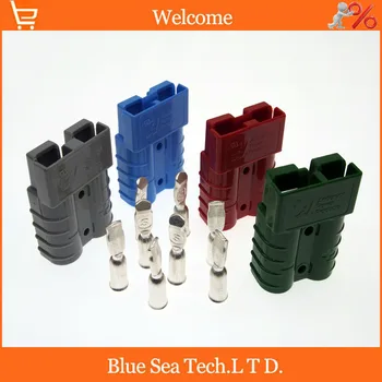 

4 colors choose APP SB50A 600V Charging battery plug with Pin,50A EPS/UPS Large current power connector. cULus,UL,ROHS Standard
