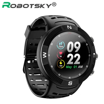

F18 Outdoor GPS Positioning Sports Smartwatch IP68 Waterproof Compass Watches Call Message Reminder Heart Rate Smart Watch Men